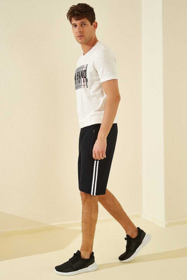 Tommy Life Navy Blue Men's Shorts