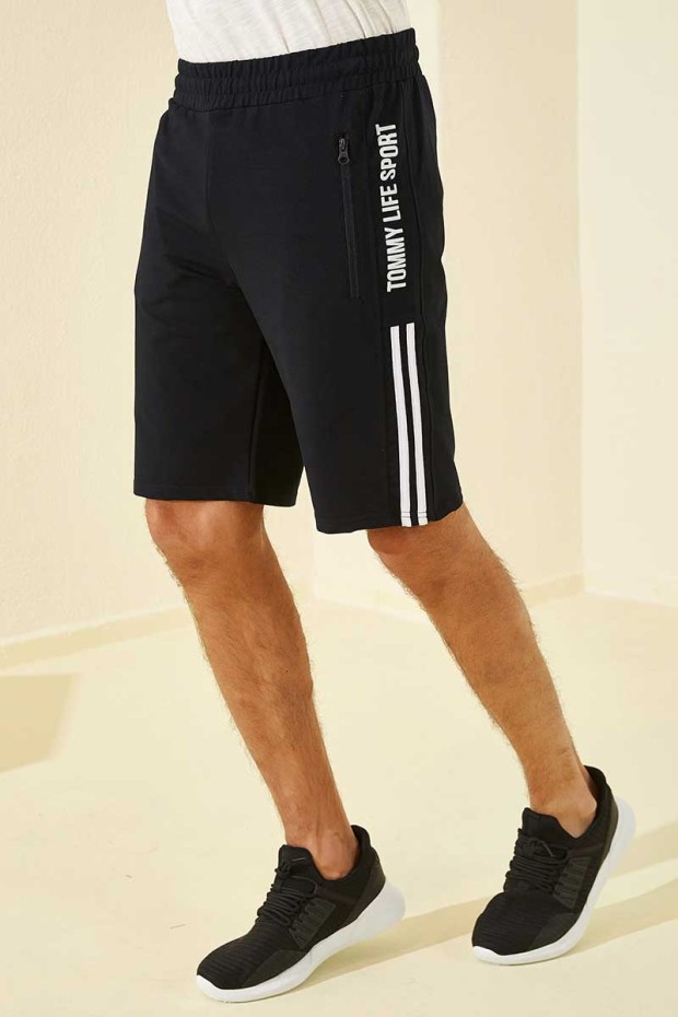 Tommy Life Navy Blue Men's Shorts
