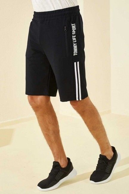 Tommy Life Navy Blue Men's Shorts