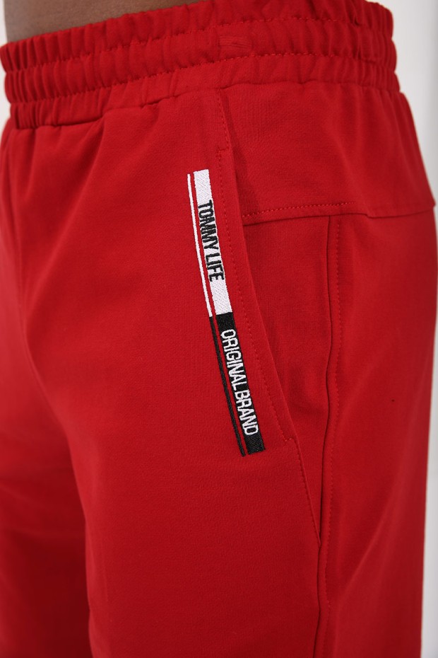 Tommy Life Red Men's Shorts