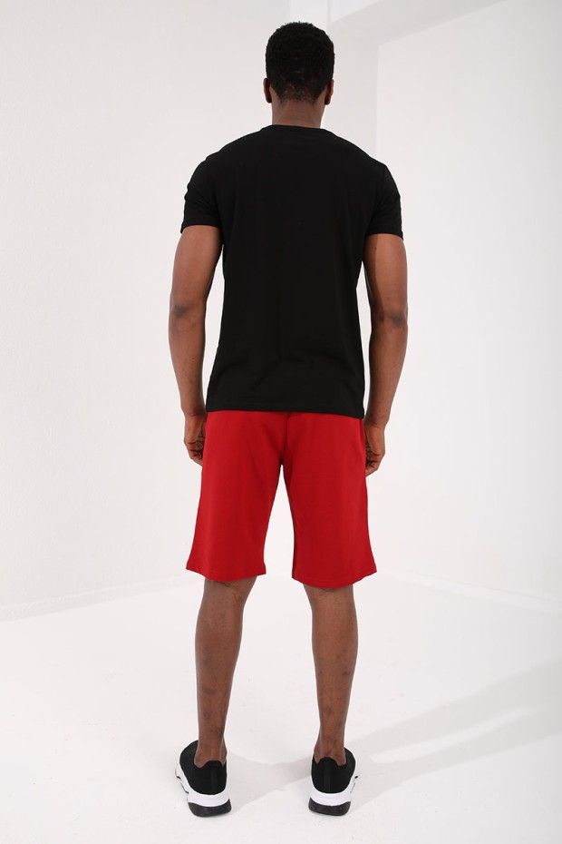 Tommy Life Red Men's Shorts