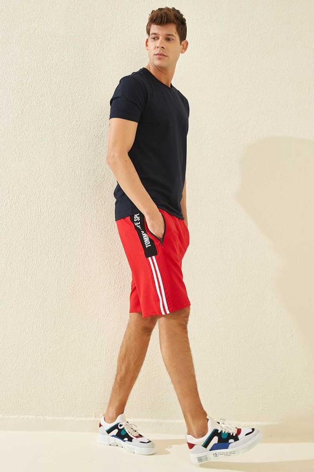 Tommy Life Red Men's Shorts