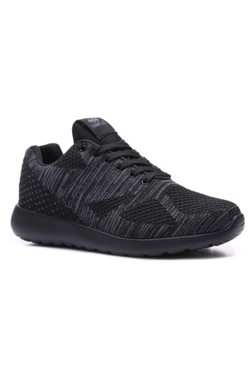 Tommy Life Black Men's Sports Shoes - Thumbnail