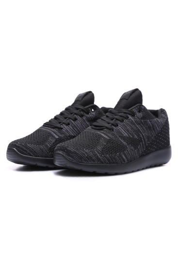 Tommy Life Black Men's Sports Shoes - Thumbnail