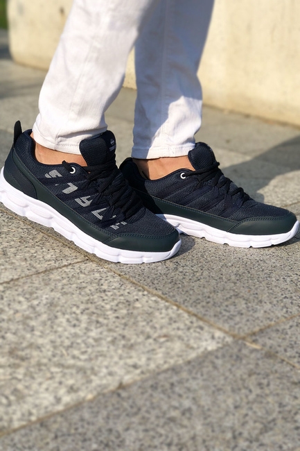 Tommy Life Style Printed Navy Blue Men's Sports Shoes