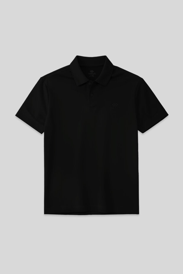 Tommy Life Polo Black Men's T-Shirt - 1