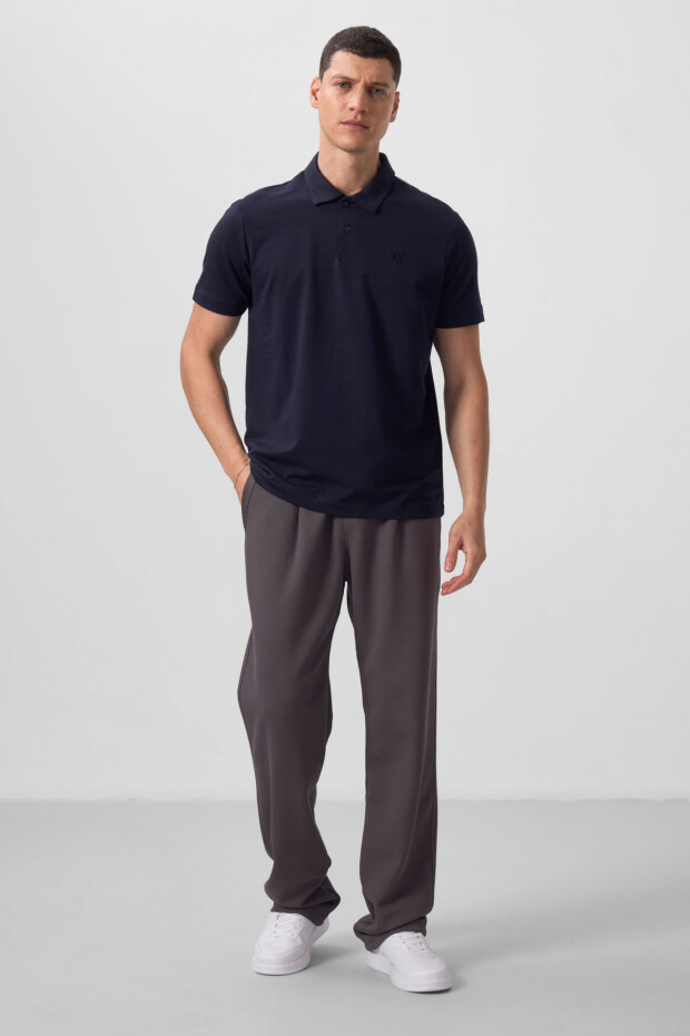 Tommy Life Classic Polo Navy Blue Men's T-Shirt - 2