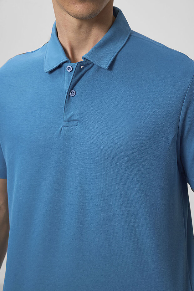 Tommy Life Classic Polo Saxe Men's T-Shirt - 3