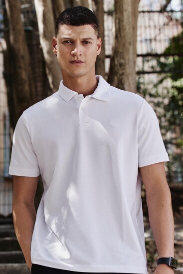 Tommy Life Classic Polo White Men's T-Shirt 