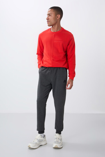 Tommy Life Anthracite-Melange Men's Tracksuit Bottom 