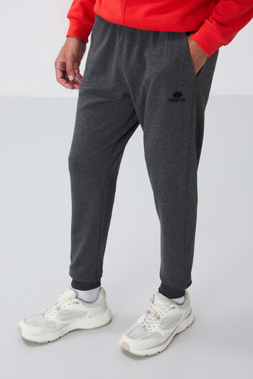 Tommy Life Anthracite-Melange Men's Tracksuit Bottom - TOMMYLIFE (1)