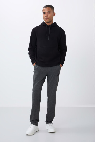Tommy Life Zip Pocket Anthracite-Melange Men's Tracksuit Bottom 