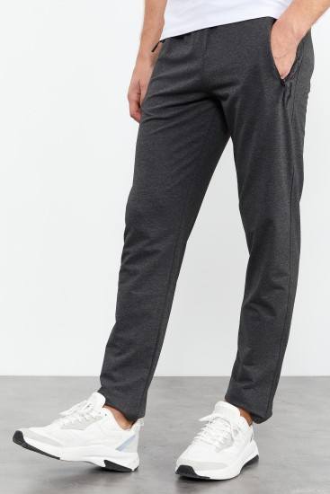 Tommy Life Pocket Detailed Anthracite-Melange Men's Tracksuit Bottom 
