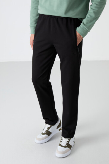 Tommy Life Air Max Printed Black Men's Tracksuit Bottom 