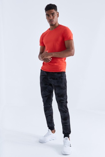 Tommy Life Black-Camo Men's Tracksuit Bottom - TOMMYLIFE (1)