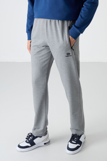Tommy Life Air Max Printed Grey-Melange Men's Tracksuit Bottom - TOMMYLIFE (1)