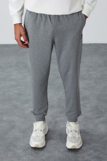 Tommy Life Grey-Melange Men's Tracksuit Bottom 