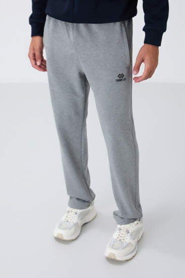 Tommy Life Zip Pocket Grey-Melange Men's Tracksuit Bottom 