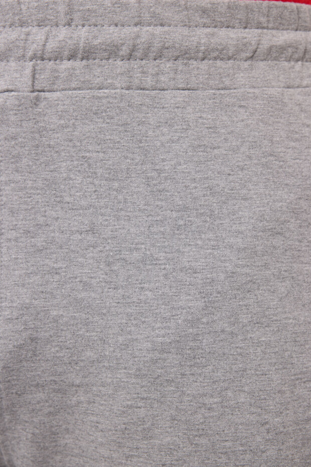 Tommy Life Striped Pocket Grey Melange-Black Men's Tracksuit Bottom