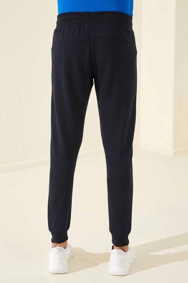 Tommy Life Zip Pocket Navy Blue Men's Tracksuit Bottom - Thumbnail