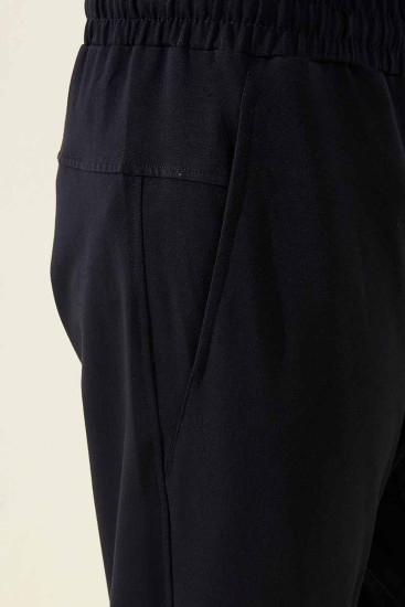 Tommy Life Sports Printed Navy Blue-White Men's Tracksuit Bottom - Thumbnail