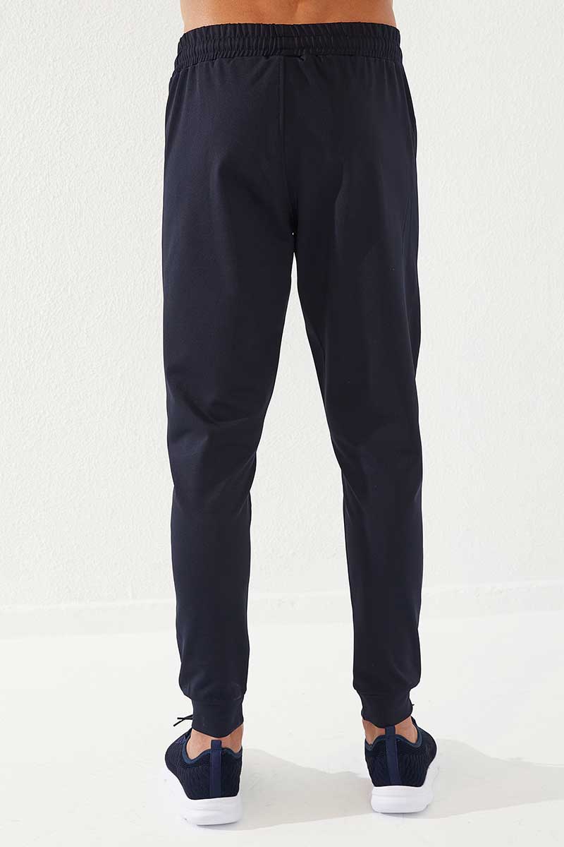 Classic Pocket Detailed Scuba Navy Blue Men's Tracksuit
