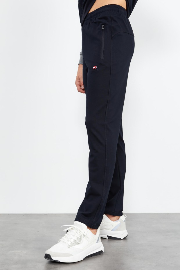 Tommy Life Stand Collar Navy Blue-Grey Men's Tracksuits