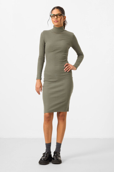 Women's Camisole Knitwear Tight Green Dress - 97117 - TOMMYLIFE (1)