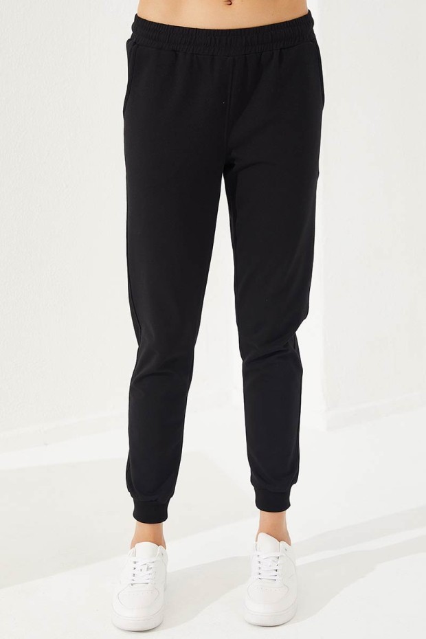 Women's Hooded Jogger Pink-Blue Tracksuit - 95260