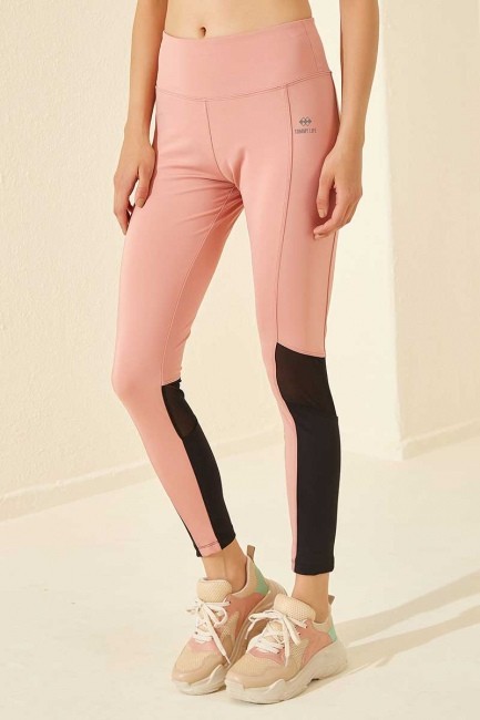 Tommy Life High Waist Micro Scuba Sports Powder Women's Tights