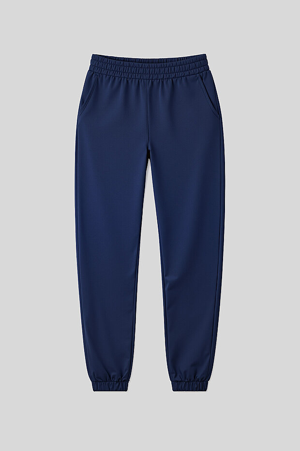 Cuffed Indigo Women's Tracksuit Bottom - 1
