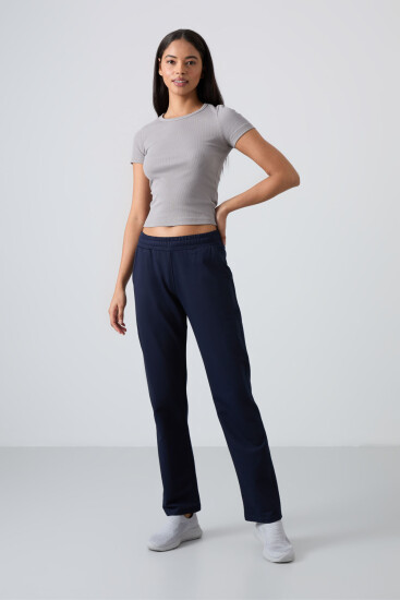 Straight Leg Indigo Women's Tracksuit Bottom 