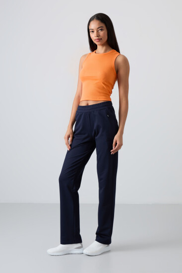Tommy Life Zip Pocket Indigo Women's Tracksuit Bottom 