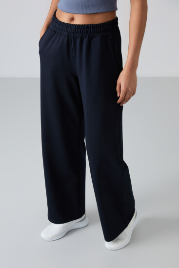 Tommy Life Regular Leg Navy Blue Women's Tracksuit Bottom 
