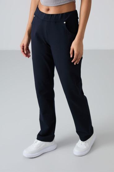 Tommy Life Navy Blue Women's Tracksuit Bottom - TOMMYLIFE (1)