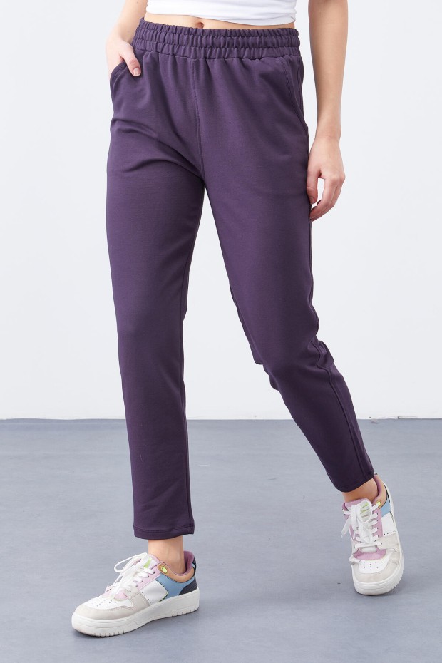 Tommy Life Skinny Leg Ankle Purple Women's Tracksuit Bottom