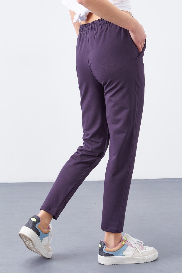 Tommy Life Skinny Leg Ankle Purple Women's Tracksuit Bottom