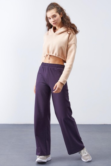 Tommy Life Regular Leg Purple Women's Tracksuit Bottom 