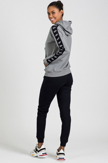 Tommy Life Grey Melange-Navy Blue Women's Tracksuits - Thumbnail