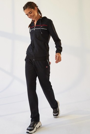 Tommy Life Hooded Navy Blue Women's Tracksuits - Thumbnail