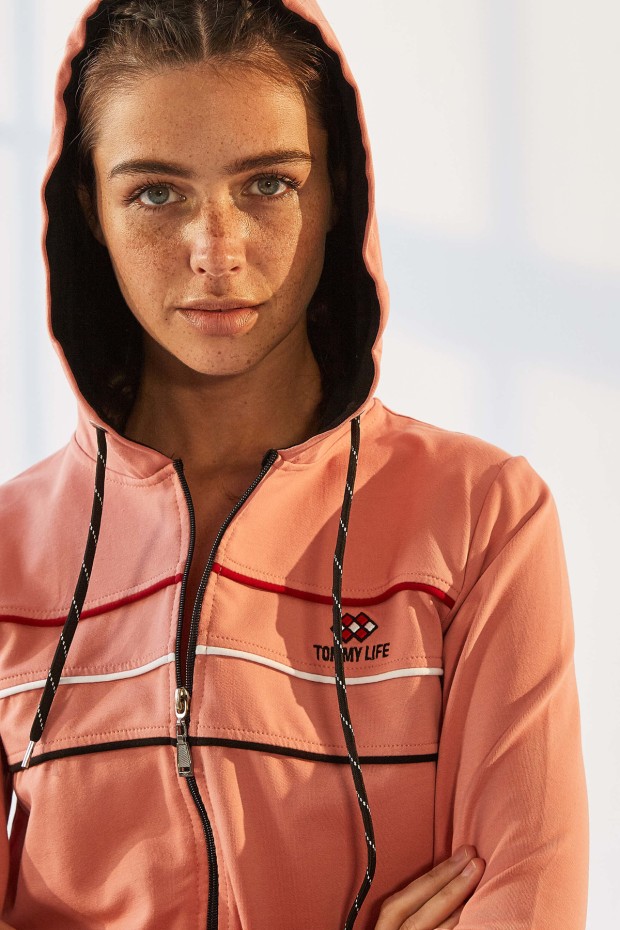 Tommy Life Hooded Powder-Black Women's Tracksuits