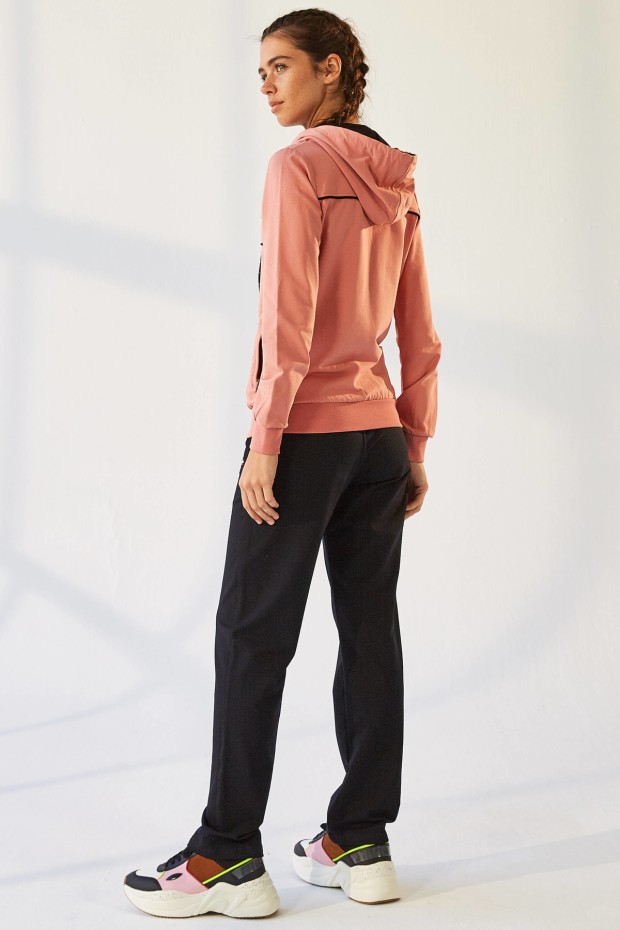 Tommy Life Hooded Powder-Black Women's Tracksuits