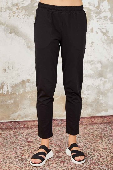 Tommy Life Kangaroo Pocket Hooded Ecru-Earthlike Women's Tunic Tracksuit - Thumbnail