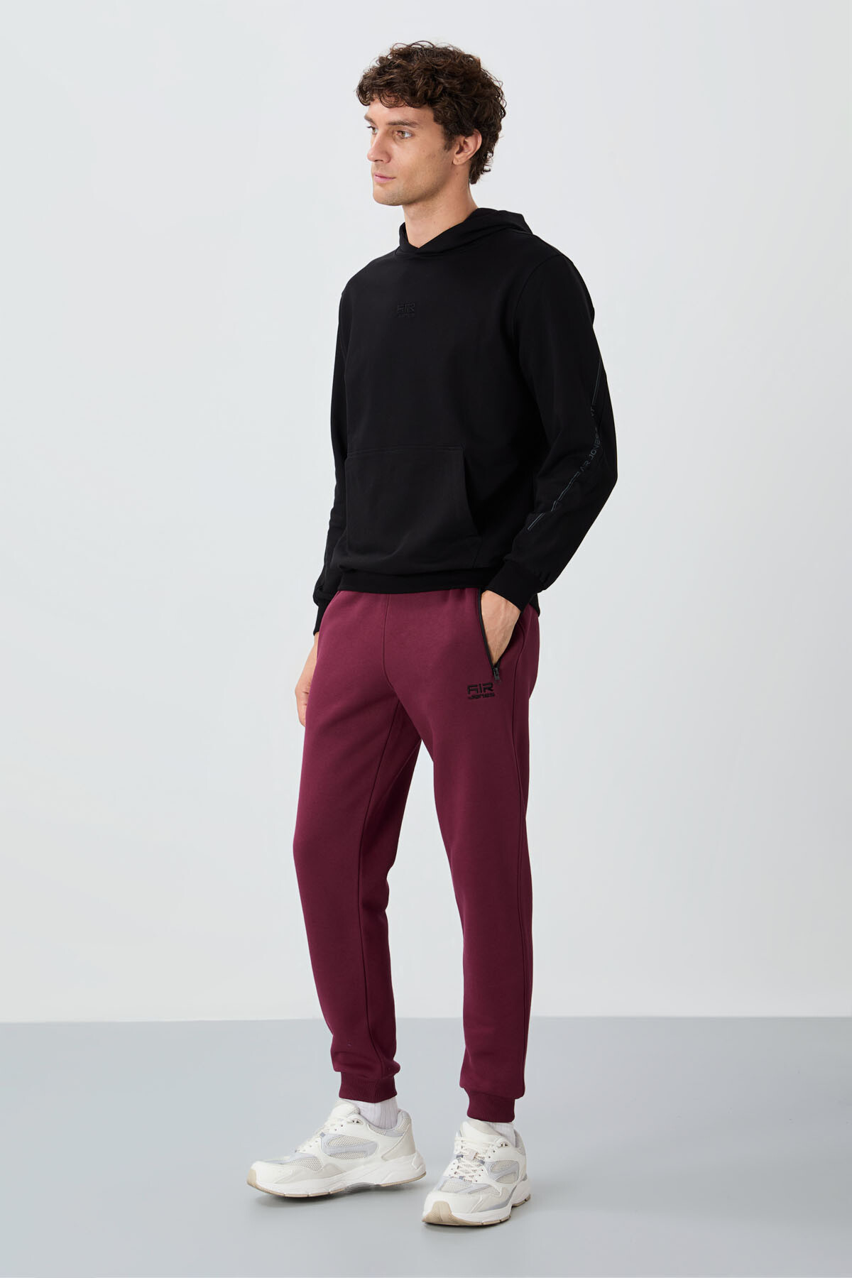 Cesar Erguvan Cepli Şardonlu Erkek Eşofman Alt - 84929 - Air Jones