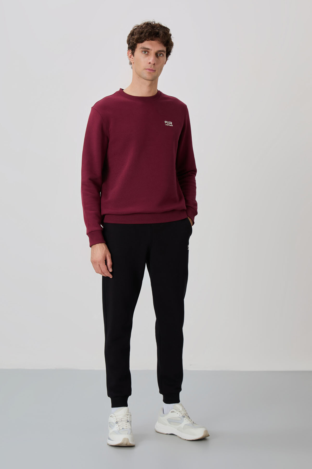 Andy Erguvan-Siyah Şardonlu Erkek Eşofman Takım - 85190 - Air Jones