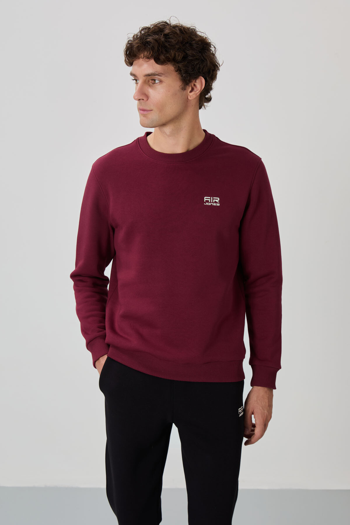 Andy Erguvan-Siyah Şardonlu Erkek Eşofman Takım - 85190 - Air Jones (1)