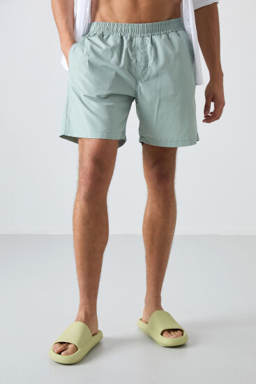 Taş Hızlı Kuruyan Standart Fit Erkek Deniz Şortu - 81237 - TOMMYLIFE (1)