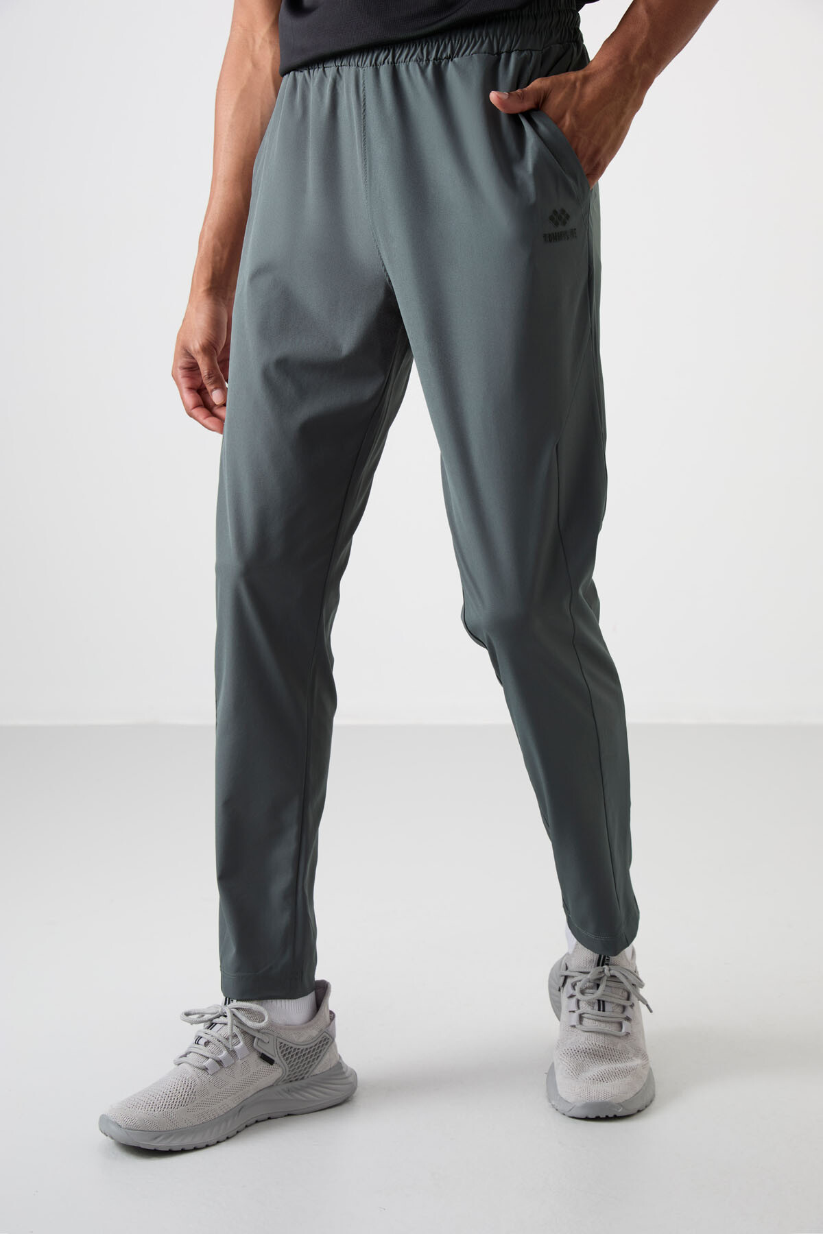 Haki İnce Yumuşak Comfort Fit Erkek Eşofman Alt - 82119 - TOMMYLIFE (1)