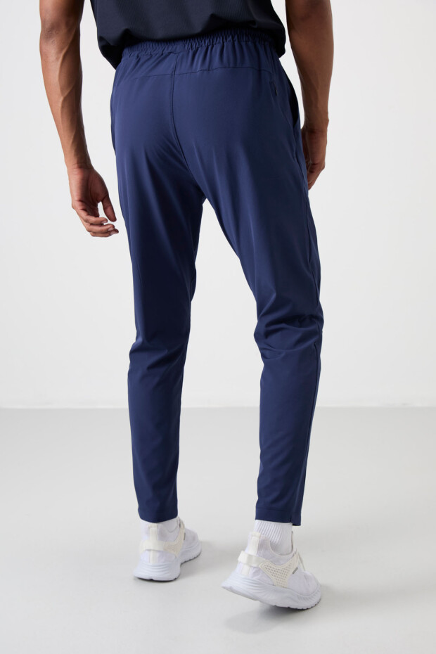 İndigo Polyester İnce Yumuşak Comfort Fit Erkek Eşofman Alt - 82119