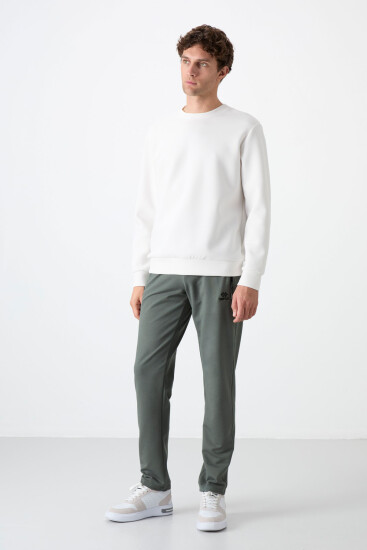 Çağla Fermuarlı Üç Cepli Dar Kalıp Klasik Paça Erkek Eşofman Alt - 84671 - TOMMYLIFE (1)